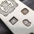 1977 British pure silver Jubilee ingot pendant, 20.1g, with pure silver necklace, RJ