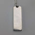 1977 British pure silver Jubilee ingot pendant, 34.6g, with pure silver necklace, SHS
