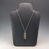 1977 British pure silver Jubilee ingot pendant, 34.6g, with pure silver necklace, SHS