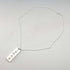 1977 British pure silver Jubilee ingot pendant, 34.6g, with pure silver necklace, SHS