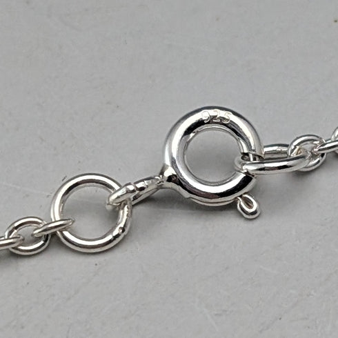 1977年 英国 純銀製 ジュビリーインゴットペンダント計34.6g 純銀ネックレス付 S.H.S