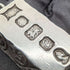 1977 British pure silver jubilee ingot pendant, 32g, with pure silver necklace, AJCo