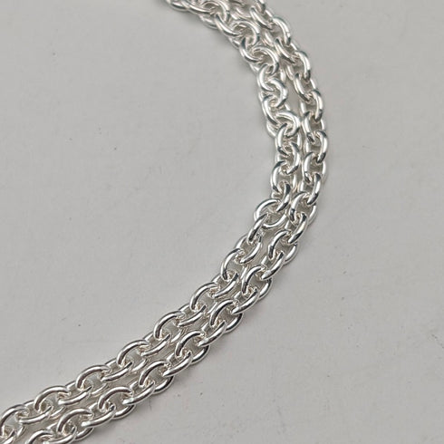 1977年 英国 純銀製 ジュビリーインゴットペンダント計32g 純銀ネックレス付 AJCo