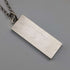 1977 British pure silver jubilee ingot pendant, 39.1g, with pure silver necklace, EJLd