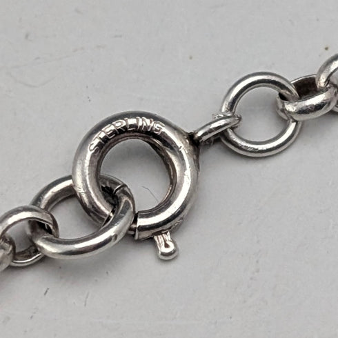 1977年英國純銀禧年錠吊墜,39.1克,配純銀項鍊,EJLd