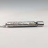 1902 British antique floral decorated sterling silver whistle by William Manton, with chain