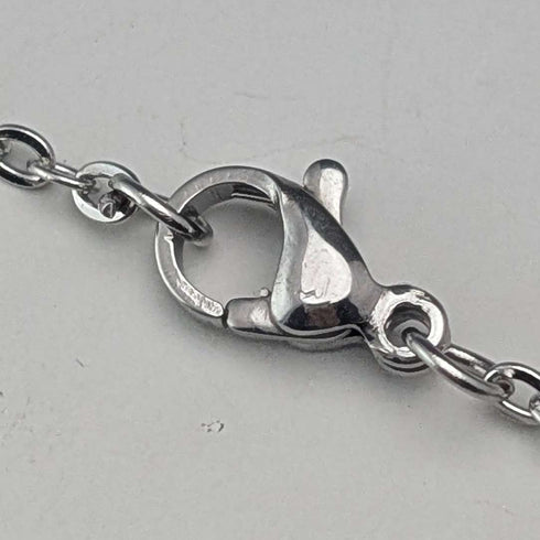 1902 British antique floral decorated sterling silver whistle by William Manton, with chain
