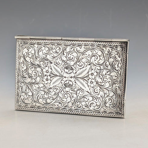 1909 年英國古董純銀信封式卡片盒,57 克,Adie&Lovekin