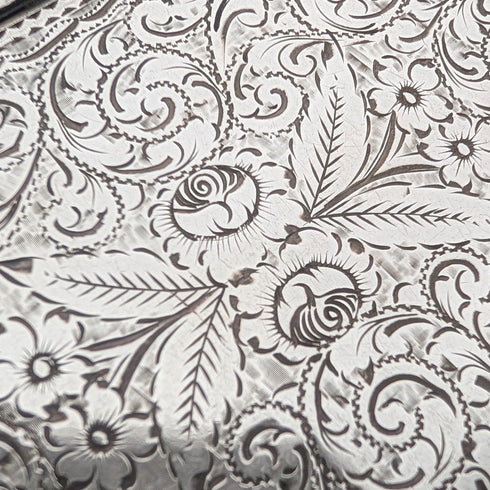 1909 年英國古董純銀信封式卡片盒,57 克,Adie&Lovekin