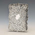 1849 British antique scroll engraved sterling silver card case, 71g, Taylor & Perry