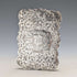 1849 British antique scroll engraved sterling silver card case, 71g, Taylor & Perry