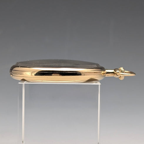 Circa 1918 Patek Philippe Pocket Watch, 18K Solid Gold, Open Face, Serviced