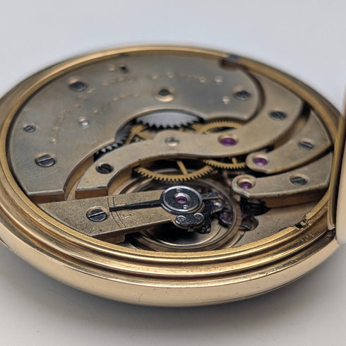 Circa 1918 Patek Philippe Pocket Watch, 18K Solid Gold, Open Face, Serviced