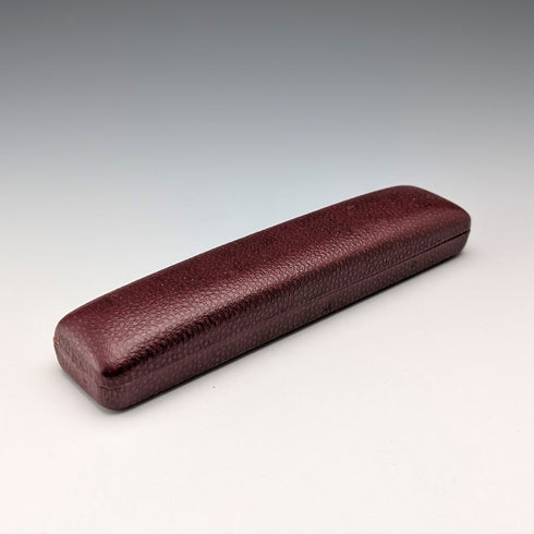 1963 British Yard O' Red Sterling Silver Push-Pull Pencil in Case