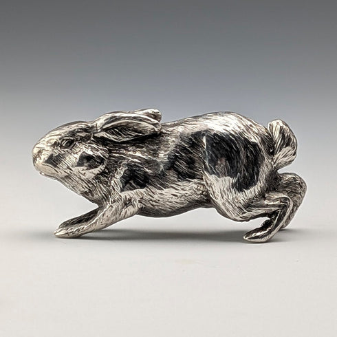 1980年英國復古純銀兔子微型雕像 50克 BSE 產品