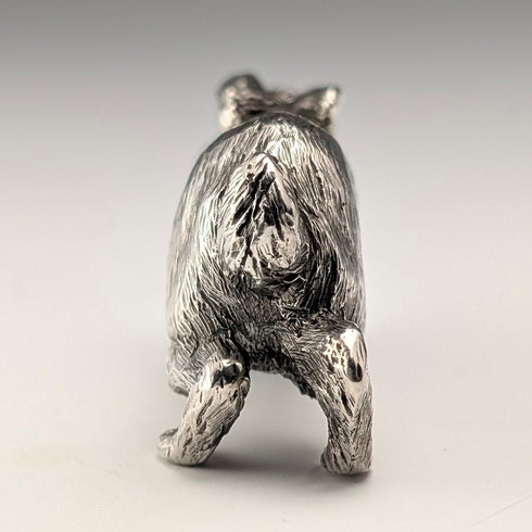 1980年英國復古純銀兔子微型雕像 50克 BSE 產品