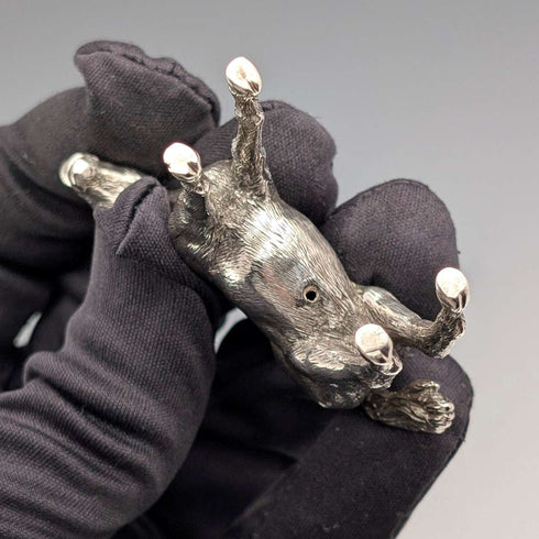 1979 British Vintage Sterling Silver Horse Miniature Figurine 53g BSE Products