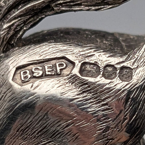 1979 年英國復古純銀馬匹微型雕像 53 克 BSE 產品