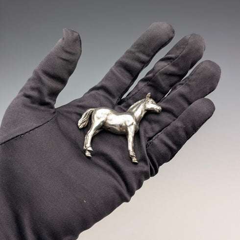 1979 年英國復古純銀馬匹微型雕像 53 克 BSE 產品