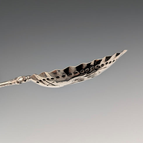 1904年 オランダアンティーク 純銀製 ティーキャディースプーン 23g FP&S