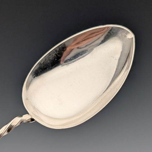 1907年 英国アンティーク 純銀製ティースプーン6本セット 計37g ケース入 William Devenport