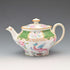 Minton 瓷茶壺,毒蛇紋,綠色,二十世紀初