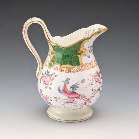 20世紀前半 英国ミントン 磁器製 ミルクジャグ コカトリス グリーン
