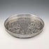 Vintage British silver plate gallery tray, diameter 26cm, Viners