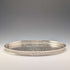 Vintage British silver plate oval gallery tray, 28cm wide, Barker Ellis