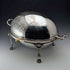 Circa 1900 British antique silver plate breakfast dish, no inner plate, George Goodfellow