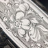 1854年 英国アンティーク 純銀製 マグカップ フローラル装飾 163g John Evans II