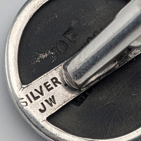 英国ヴィンテージ ウェッジウッド馬レリーフ 純銀台座 カフリンクス カフスボタン