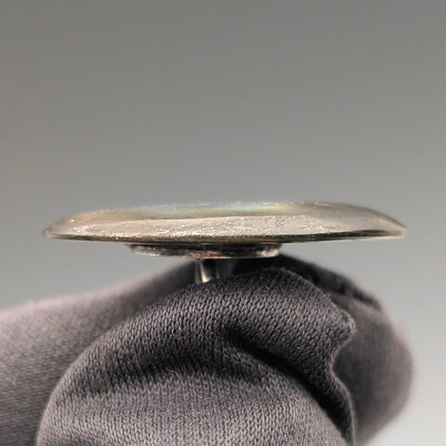 Vintage Mother of Pearl/White Mother of Pearl Sterling Silver Cufflinks