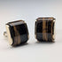 ヴィンテージ タイガーアイ/虎目石 ゴールドプレート カフリンクス カフスボタン