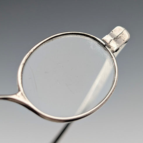 19世紀早期喬治亞時期英國古董純銀小眼鏡,瑪麗安霍姆斯製作