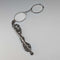 Antique American sterling silver openwork design portable folding glasses Ronietto