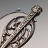 Antique American sterling silver openwork design portable folding glasses Ronietto