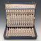 German Antique 800 Silver Handle Dessert Cutlery 12 Pairs in Box