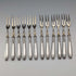 German Antique 800 Silver Handle Dessert Cutlery 12 Pairs in Box