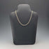 British vintage sterling silver double kihei chain necklace 41cm 17.4g AGP