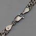 British vintage sterling silver double kihei chain necklace 41cm 17.4g AGP