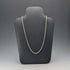 British vintage sterling silver azuki chain necklace 56cm 28.2g CC