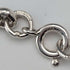 British vintage sterling silver azuki chain necklace 56cm 28.2g CC