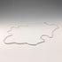 British vintage sterling silver twisted chain necklace 90cm 22.3g Milor