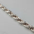 British vintage sterling silver twisted chain necklace 90cm 22.3g Milor