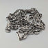 American vintage sterling silver multi-fancy link chain necklace 92cm 80g