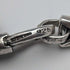 American vintage sterling silver multi-fancy link chain necklace 92cm 80g
