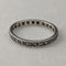 Vintage sterling silver eternity ring (size 14)