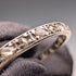Vintage sterling silver eternity ring (size 14)