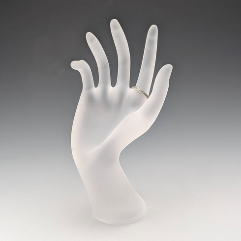 Vintage sterling silver eternity ring (size 14)